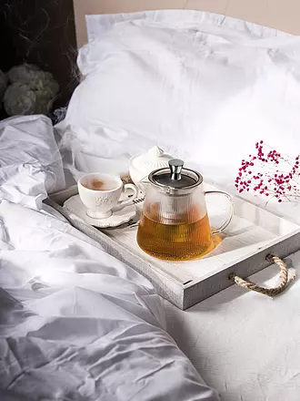 CRISTEL FRANCE | Teekanne DARJEELING mit abschraubbarem Filter 1,2l Glas / Edelstahl | 
